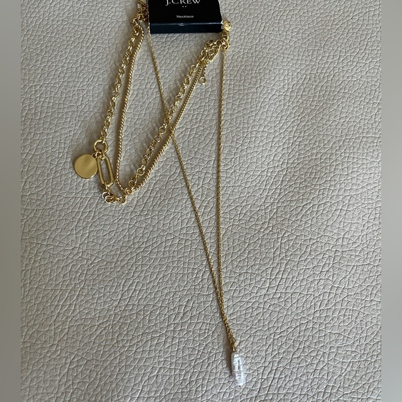 NWT - J. Crew Women’s Gold-Plated Layered Necklace - Picture 2 of 6